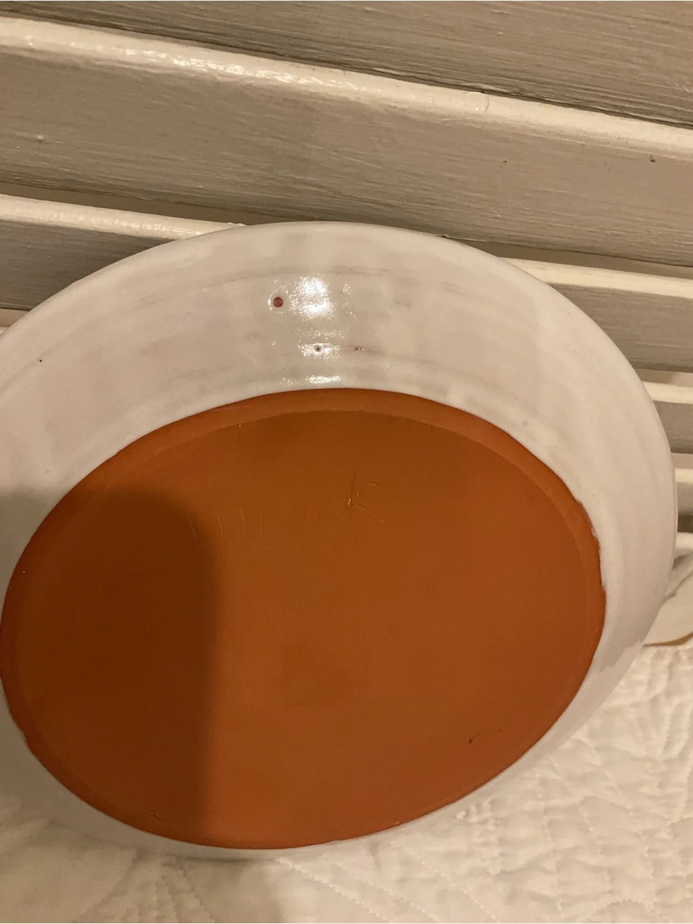 Hand-Painted Pottery Plate 9 inch